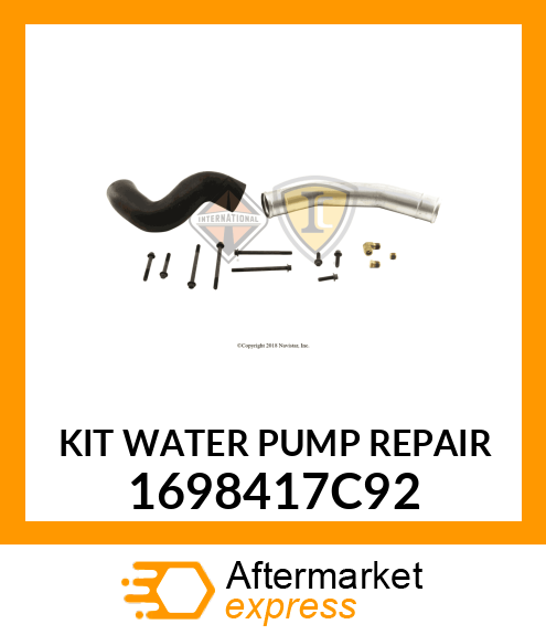 KIT WATER PUMP REPAIR 1698417C92