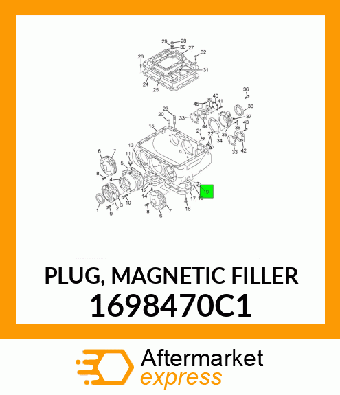 PLUG, MAGNETIC FILLER 1698470C1