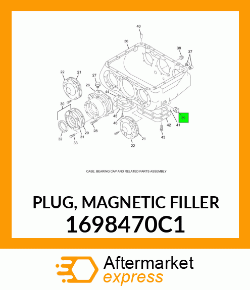 PLUG, MAGNETIC FILLER 1698470C1