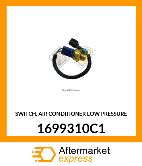 SWITCH, AIR CONDITIONER LOW PRESSURE 1699310C1