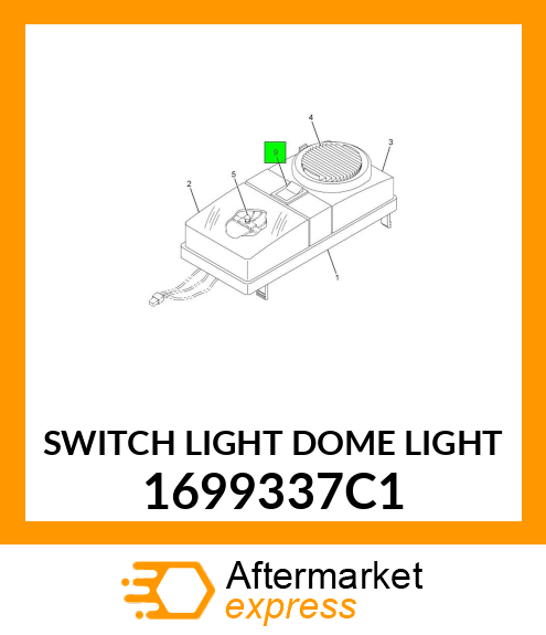 SWITCH LIGHT DOME LIGHT 1699337C1