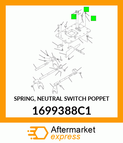 SPRING, NEUTRAL SWITCH POPPET 1699388C1