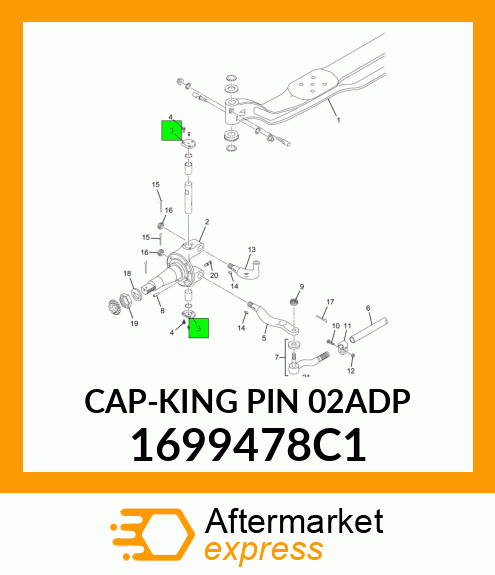 CAP-KING PIN 02ADP 1699478C1