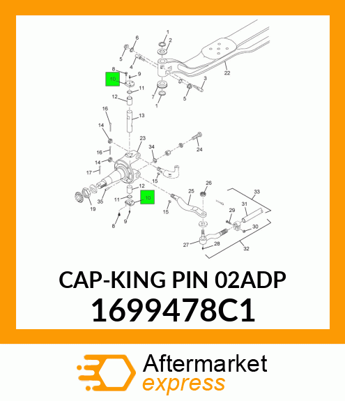 CAP-KING PIN 02ADP 1699478C1