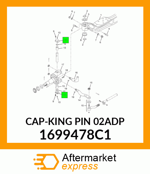 CAP-KING PIN 02ADP 1699478C1