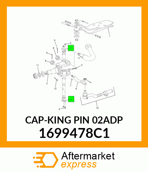 CAP-KING PIN 02ADP 1699478C1