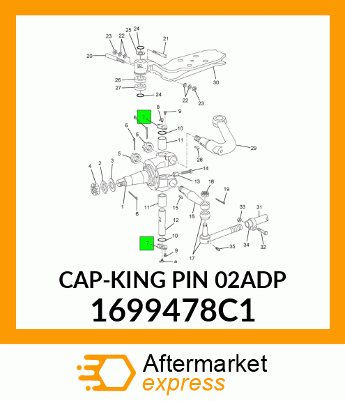 CAP-KING PIN 02ADP 1699478C1