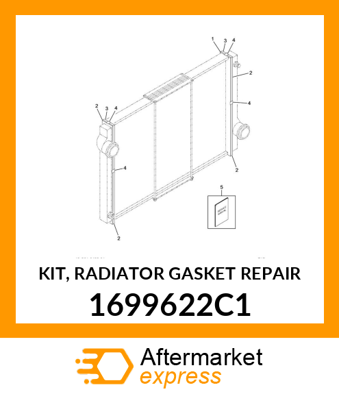 KIT, RADIATOR GASKET REPAIR 1699622C1