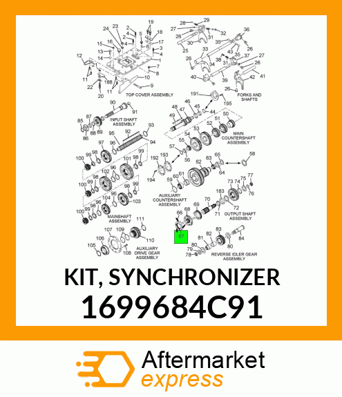 KIT, SYNCHRONIZER 1699684C91