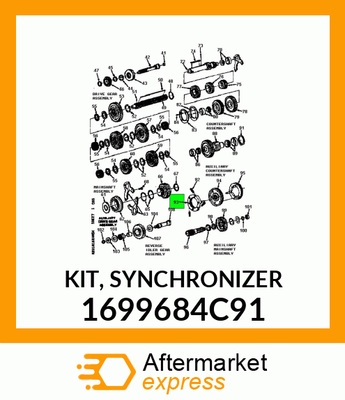 KIT, SYNCHRONIZER 1699684C91