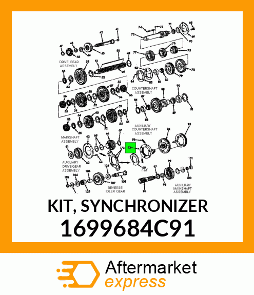 KIT, SYNCHRONIZER 1699684C91