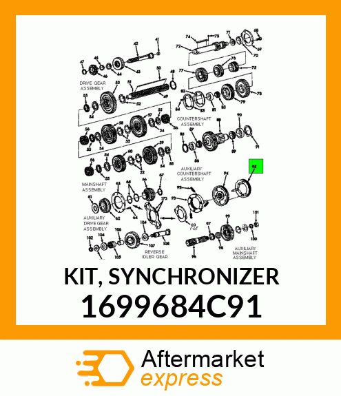 KIT, SYNCHRONIZER 1699684C91