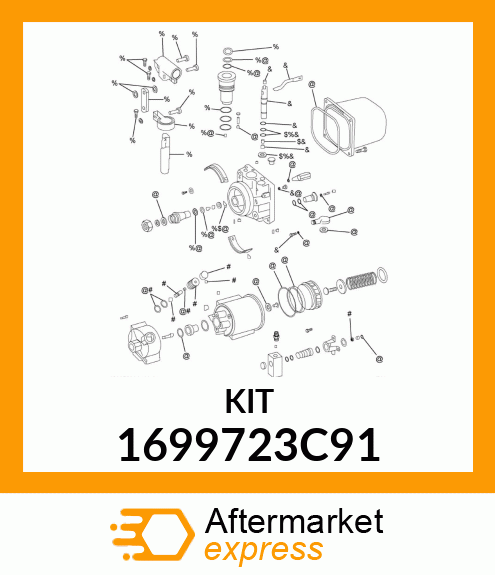 KIT, CAB LIFT AIR MOTOR REPAIR 1699723C91