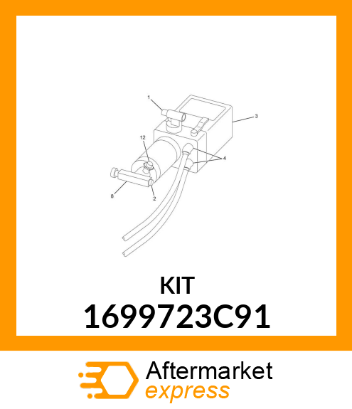 KIT, CAB LIFT AIR MOTOR REPAIR 1699723C91