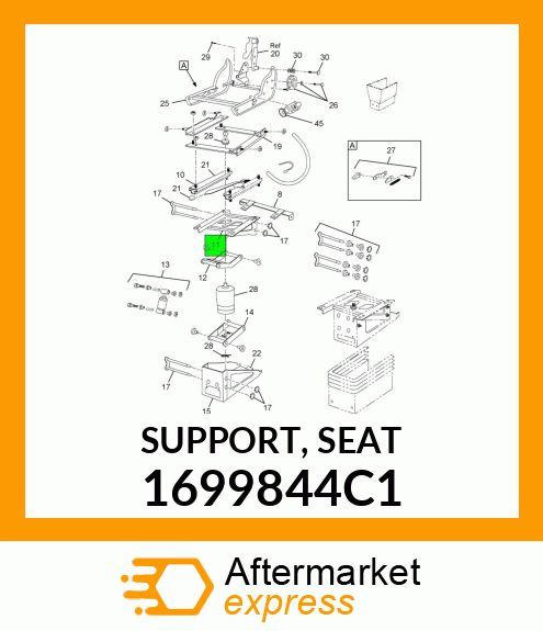 SUPPORT, SEAT 1699844C1