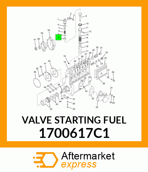 VALVE STARTING FUEL 1700617C1