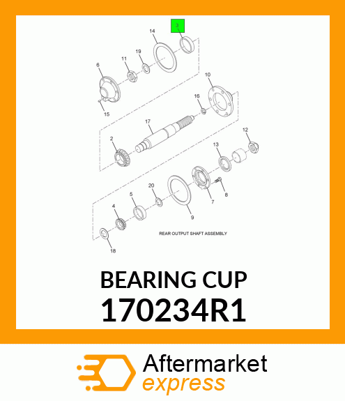 BEARING CUP 170234R1