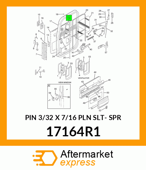 PIN 3/32 X 7/16 PLN SLT- SPR 17164R1