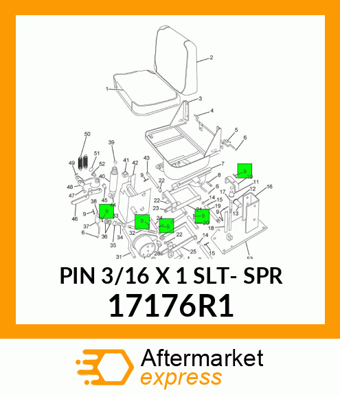 PIN 3/16 X 1 SLT- SPR 17176R1