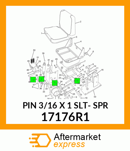 PIN 3/16 X 1 SLT- SPR 17176R1