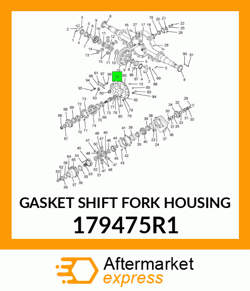 GASKET SHIFT FORK HOUSING 179475R1