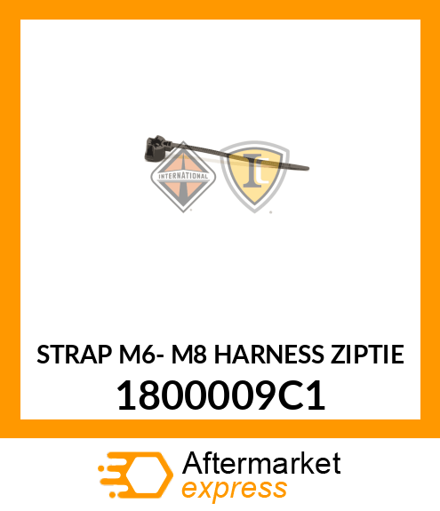 STRAP M6- M8 HARNESS ZIPTIE 1800009C1