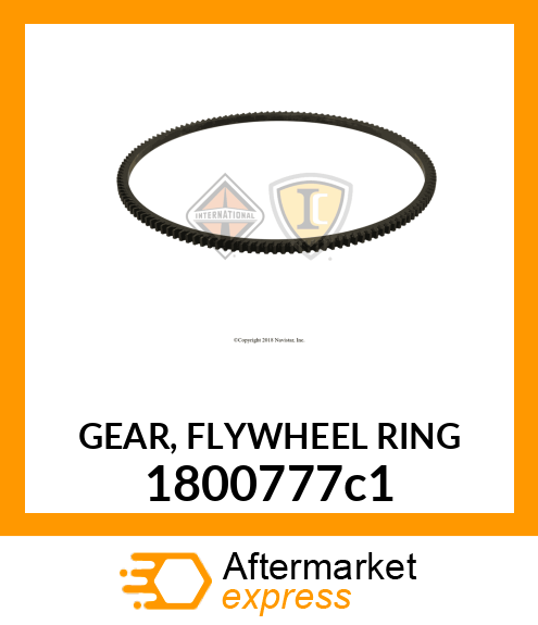 Ring Gear made to fit INT'L / 1800777c1