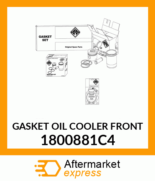 GASKET OIL COOLER FRONT 1800881C4