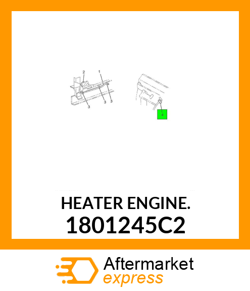 HEATER ENGINE. 1801245C2