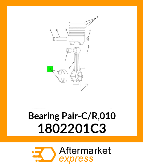 Bearing Pair-C/R,010 1802201C3