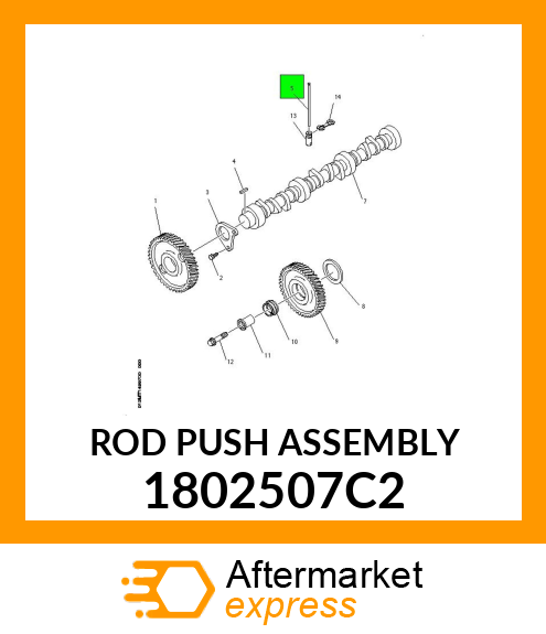 ROD PUSH ASSEMBLY 1802507C2