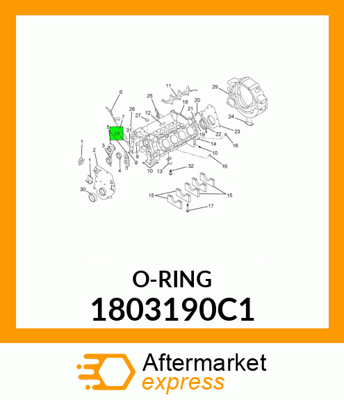 O-RING 1803190C1