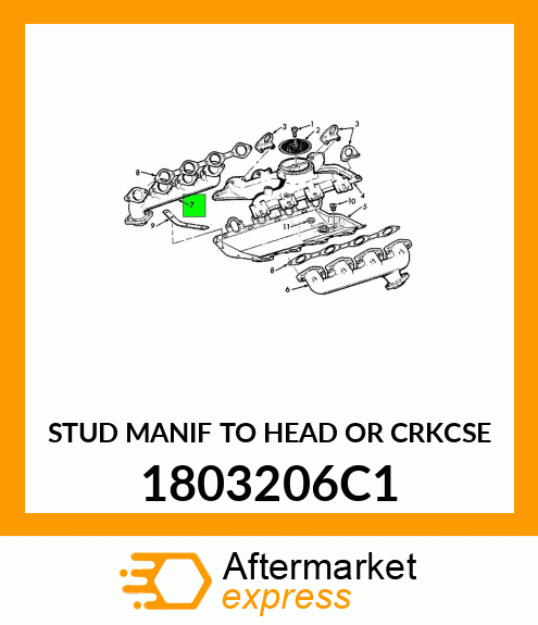 STUD MANIF TO HEAD OR CRKCSE 1803206C1