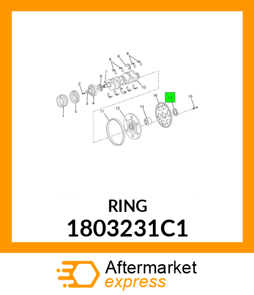 O-RING 1803231C1