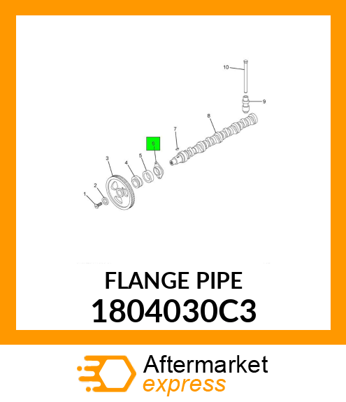 FLANGE PIPE 1804030C3