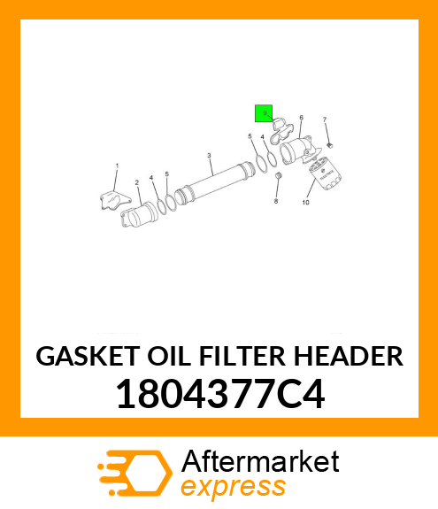 GASKET OIL FILTER HEADER 1804377C4