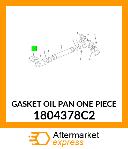 GASKET OIL PAN ONE PIECE 1804378C2