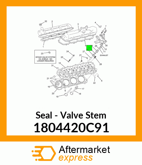 Seal - Valve Stem 1804420C91