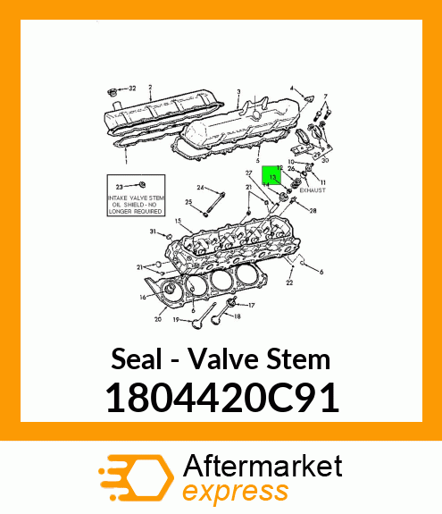 Seal - Valve Stem 1804420C91