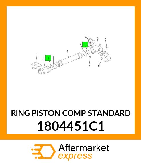 RING PISTON COMP STANDARD 1804451C1