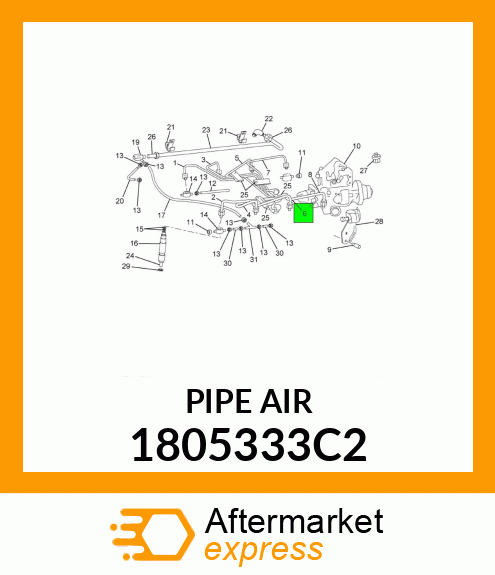 PIPE AIR 1805333C2