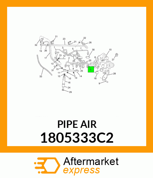 PIPE AIR 1805333C2