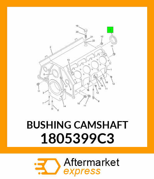 BUSHING CAMSHAFT 1805399C3