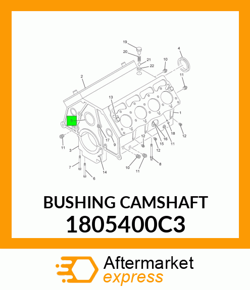 BUSHING CAMSHAFT 1805400C3