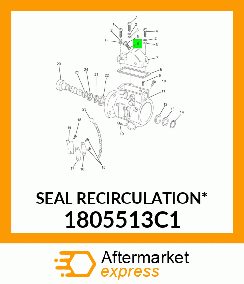 SEAL RECIRCULATION* 1805513C1