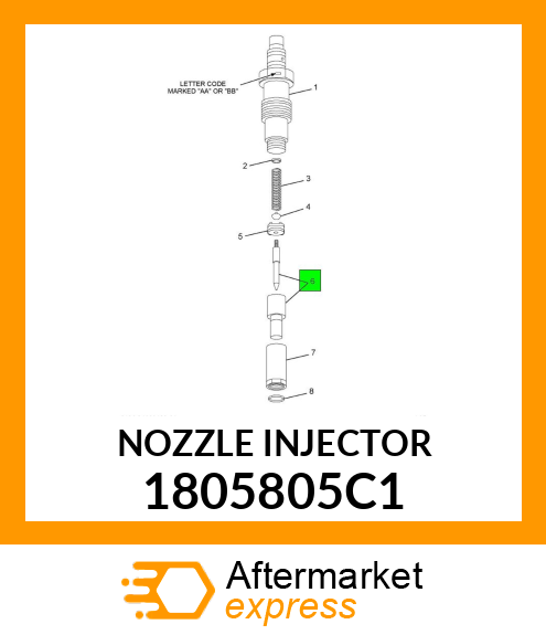 NOZZLE INJECTOR 1805805C1