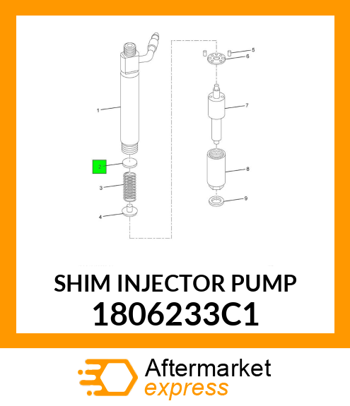 SHIM INJECTOR PUMP 1806233C1