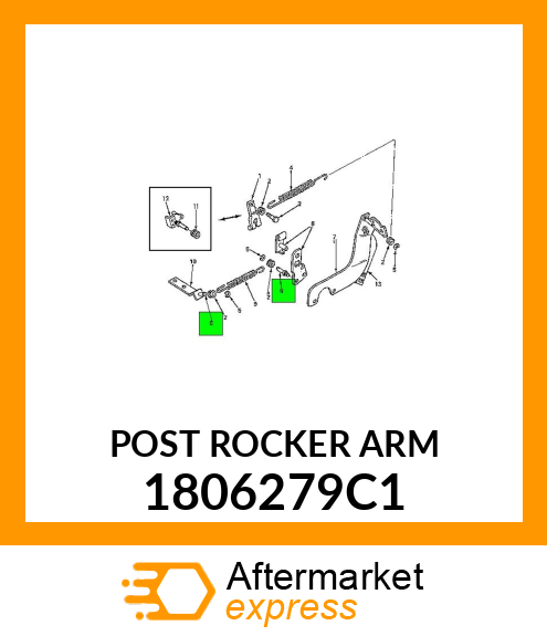 POST ROCKER ARM 1806279C1