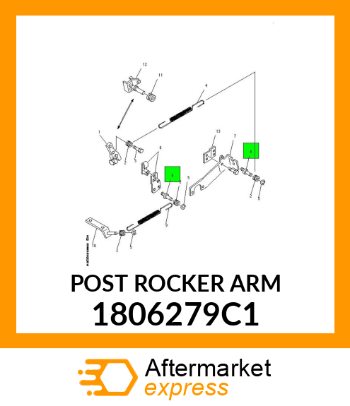 POST ROCKER ARM 1806279C1