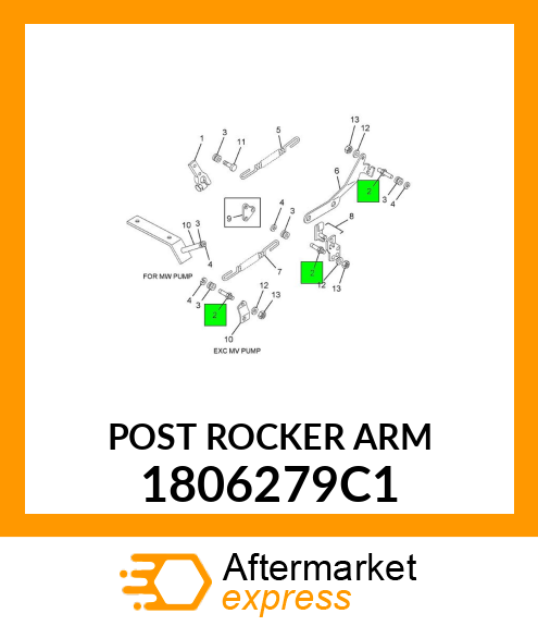 POST ROCKER ARM 1806279C1